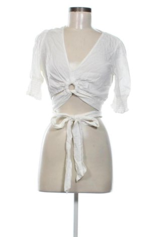 Bluză de femei Bershka, Mărime S, Culoare Alb, Preț 47,24 Lei, #137044313