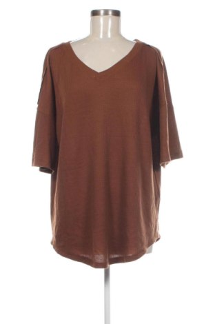 Bluzka damska Unbranded, Rozmiar 3XL, Kolor Brązowy, Cena 70,99 zł, #137051625