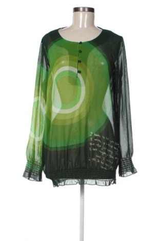 Дамска блуза Desigual, Размер XL, Цвят Зелен, Цена 35,79 €, #137065278