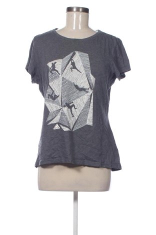 Дамска блуза Adidas, Размер L, Цвят Сив, Цена 22,49 €, #137066512