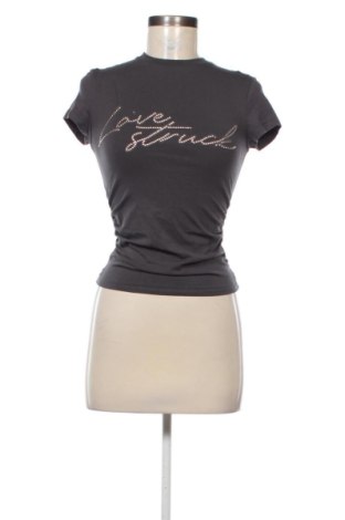 Дамска блуза Bershka, Размер XS, Цвят Сив, Цена 9,00 €, #137069102