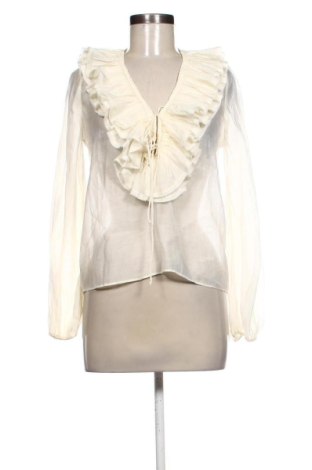 Дамска блуза Zara, Размер XS, Цвят Екрю, Цена 10,86 €, #137079135