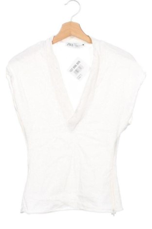Дамска блуза Zara, Размер XS, Цвят Екрю, Цена 25,41 €, #137086926