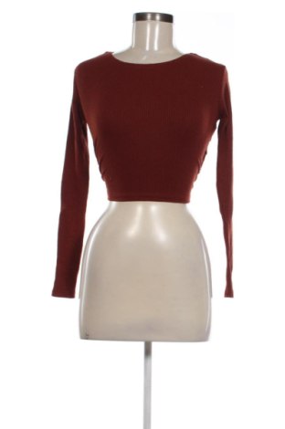 Bluzka damska Pull&Bear, Rozmiar S, Kolor Brązowy, Cena 26,62 zł, #137100081
