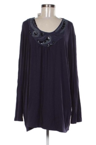 Damen Shirt Ulla Popken, Größe 3XL, Farbe Blau, Preis € 21,00, #137112850