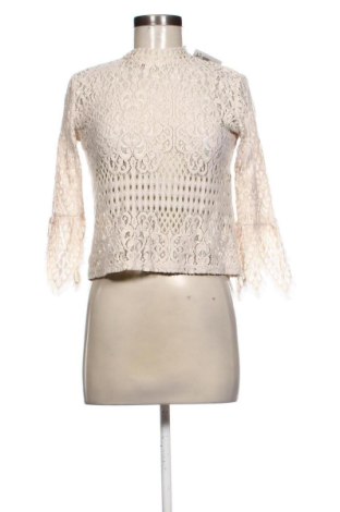 Дамска блуза Zara, Размер S, Цвят Екрю, Цена 28,04 €, #137116725