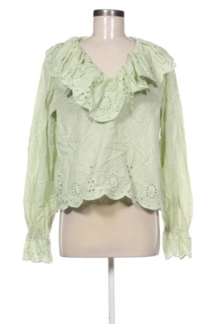 Дамска блуза H&M, Размер L, Цвят Зелен, Цена 18,46 €, #137122069
