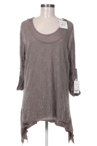 Дамска блуза Unbranded, Размер XL, Цвят Кафяв, Цена 5,62 €, #137136546
