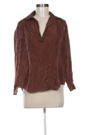Дамска блуза Massimo Dutti, Размер XS, Цвят Кафяв, Цена 19,94 €, #137147891