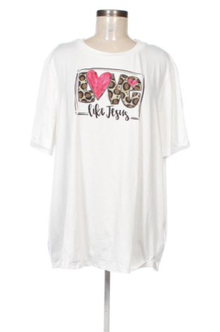 Damen Shirt SHEIN, Größe 3XL, Farbe Weiß, Preis 11,99 €, #137050107
