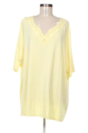 Bluzka damska Ulla Popken, Rozmiar 3XL, Kolor Żółty, Cena 99,99 zł, #137050190