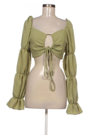 Дамска блуза SHEIN, Размер M, Цвят Зелен, Цена 8,27 €, #137069458