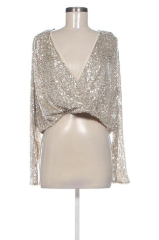 Bluză de femei H&M, Mărime L, Culoare Auriu, Preț 47,00 Lei, #137107454