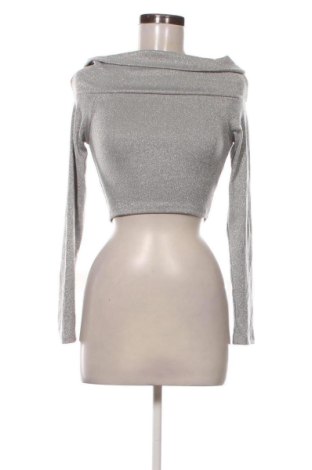 Bluză de femei Sinsay, Mărime XS, Culoare Argintiu, Preț 44,00 Lei, #137124639