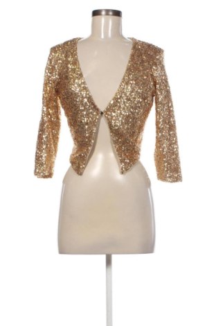 Cardigan de damă Unbranded, Mărime M, Culoare Auriu, Preț 57,74 Lei, #137029415