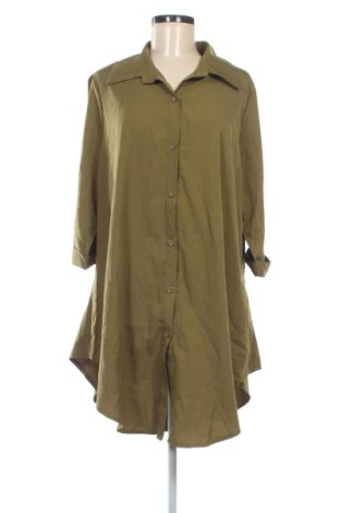Дамска риза SHEIN, Размер XXL, Цвят Зелен, Цена 13,29 €, #136720860