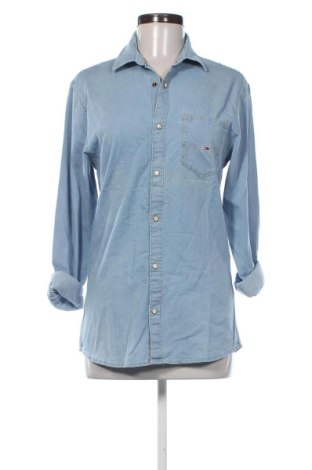 Damenbluse Tommy Jeans, Größe S, Farbe Blau, Preis € 31,99, #136761072