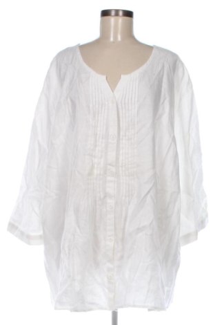Дамска риза Ulla Popken, Размер 4XL, Цвят Бял, Цена 21,00 €, #136905134