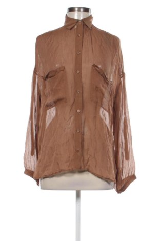 Γυναικείο πουκάμισο Massimo Dutti, Μέγεθος M, Χρώμα Καφέ, Τιμή 32,96 €, #137009378