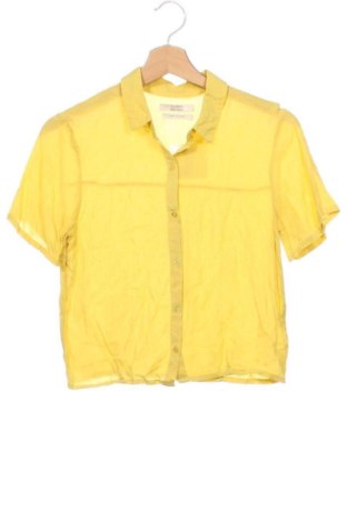 Damska koszula Pull&Bear, Rozmiar XS, Kolor Żółty, Cena 29,63 zł, #137031067