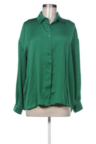 Cămașă de femei Stradivarius, Mărime L, Culoare Verde, Preț 47,24 Lei, #137034168