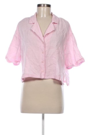 Cămașă de femei Bershka, Mărime M, Culoare Roz, Preț 37,00 Lei, #137034264