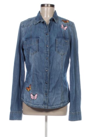 Damenbluse Guess, Größe L, Farbe Blau, Preis 36,00 €, #137086830