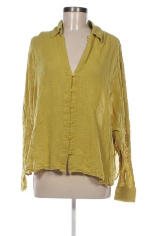 Дамска риза Pull&Bear, Размер S, Цвят Жълт, Цена 17,11 €, #137087283