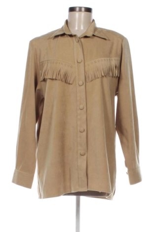 Cămașă de femei Unbranded, Mărime M, Culoare Bej, Preț 31,49 Lei, #137101886