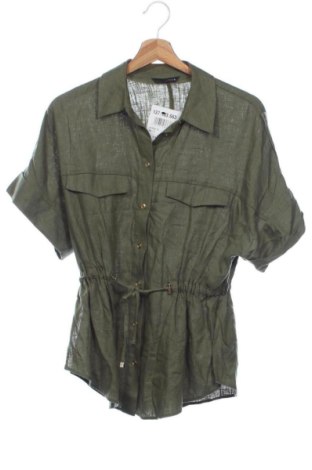 Damska koszula Zara, Rozmiar XS, Kolor Zielony, Cena 70,99 zł, #137103663