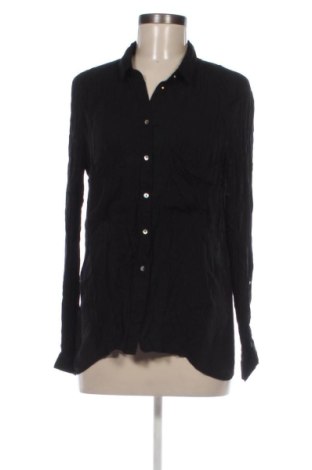Cămașă de femei Bershka, Mărime L, Culoare Negru, Preț 41,00 Lei, #137109688