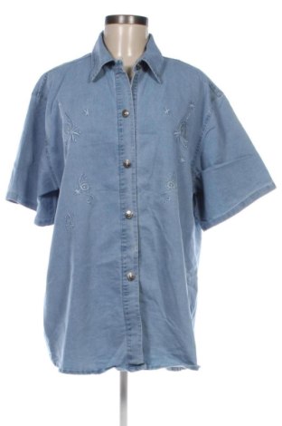 Дамска риза Unbranded, Размер XL, Цвят Син, Цена 13,00 €, #137120090