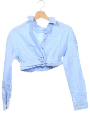 Дамска риза Bershka, Размер S, Цвят Син, Цена 6,64 €, #136542997