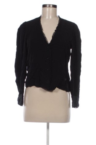 Дамска риза Zara, Размер M, Цвят Черен, Цена 10,22 €, #136887253