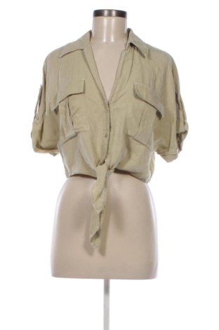 Cămașă de femei Zara, Mărime M, Culoare Bej, Preț 68,24 Lei, #137140123
