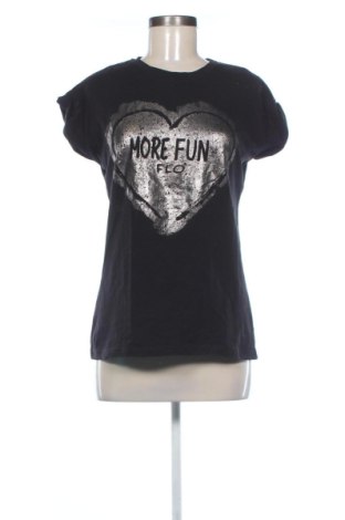 Γυναικείο t-shirt Floreiza, Μέγεθος L, Χρώμα Μαύρο, Τιμή 12,99 €, #136982015