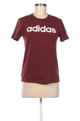 Γυναικείο t-shirt Adidas, Μέγεθος M, Χρώμα Κόκκινο, Τιμή 15,38 €, #136994688