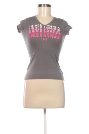 Γυναικείο t-shirt Under Armour, Μέγεθος S, Χρώμα Γκρί, Τιμή 15,00 €, #137011886