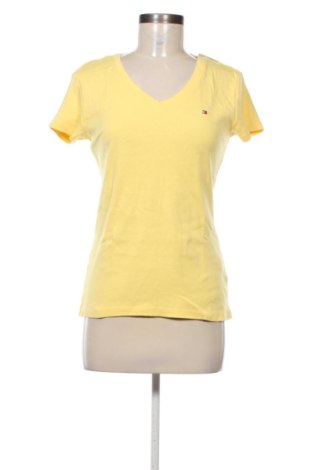 Damski T-shirt Tommy Hilfiger, Rozmiar M, Kolor Żółty, Cena 96,78 zł, #137039004