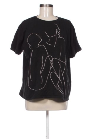 Damski T-shirt Comma,, Rozmiar XL, Kolor Czarny, Cena 63,50 zł, #137048925