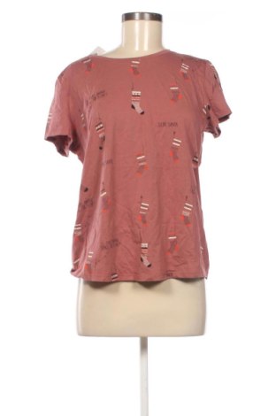 Γυναικείο t-shirt Edc By Esprit, Μέγεθος L, Χρώμα Σάπιο μήλο, Τιμή 13,00 €, #137052308