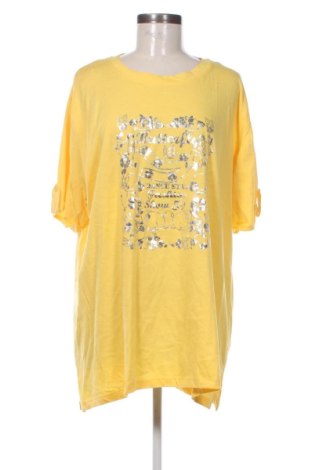 Дамска тениска Queen-Size, Размер XXL, Цвят Жълт, Цена 12,27 €, #137052516
