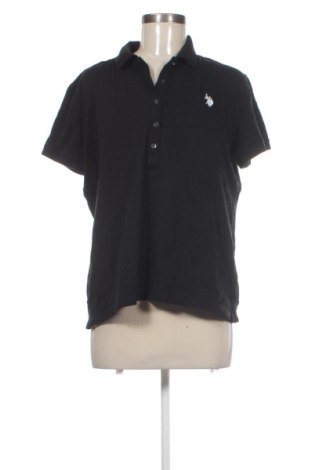 Γυναικείο t-shirt U.S. Polo Assn., Μέγεθος XL, Χρώμα Μαύρο, Τιμή 22,99 €, #137061728