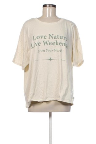 Tricou de femei Unbranded, Mărime XXL, Culoare Ecru, Preț 80,99 Lei, #137062195