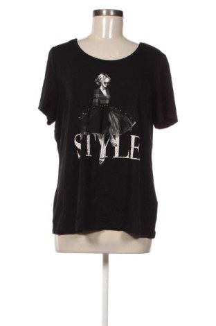 Damski T-shirt Alba Moda, Rozmiar L, Kolor Czarny, Cena 45,99 zł, #137067826
