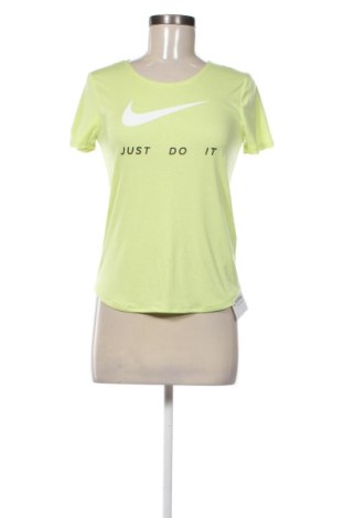 Γυναικείο t-shirt Nike, Μέγεθος XS, Χρώμα Κίτρινο, Τιμή 22,45 €, #137072694