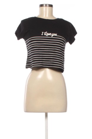 Γυναικείο t-shirt Terranova, Μέγεθος XS, Χρώμα Πολύχρωμο, Τιμή 6,67 €, #137078239
