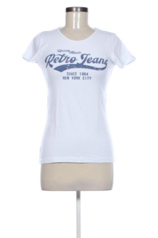 Damen T-Shirt Retro Jeans, Größe L, Farbe Weiß, Preis 11,11 €, #137081919