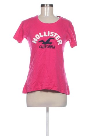 Damski T-shirt Hollister, Rozmiar M, Kolor Różowy, Cena 42,99 zł, #137086737