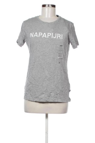Tricou de femei Napapijri, Mărime M, Culoare Gri, Preț 150,99 Lei, #137087290